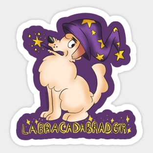 Labracadabrador Sticker
